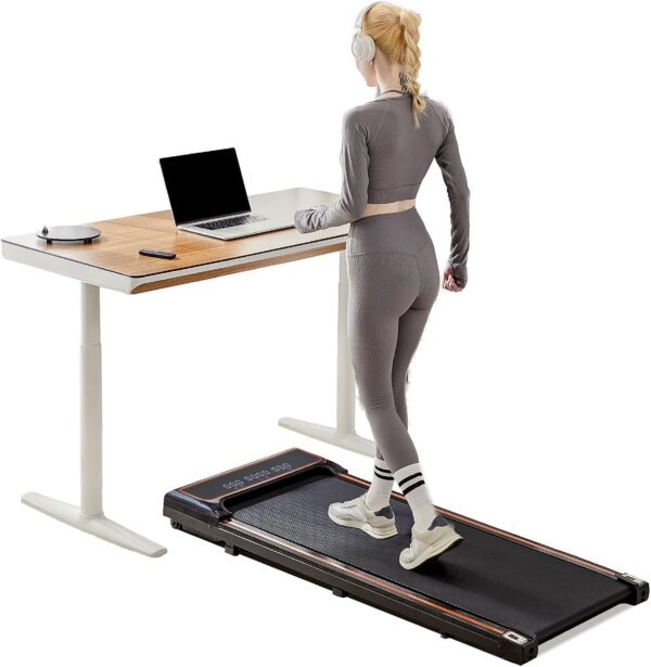 SMUG Treadmill |Space-Saving Design for Home & Office | Quiet & Portable Walking Pad | Ideal for Small Spaces | Black