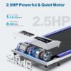 COZYINN 10% Incline Walking Pad - 2.5HP 7.6MPH 340+lb Capacity Treadmills for Home, Portable Foldable Adjustable Incline Treadmill with 41 * 16inch Wide Running Area, Mute Control, Works with KINOMAP