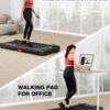Walking Pad, Under Desk Treadmill, 2.5HP Portable Treadmills for Home/Office, Walking Jogging Machine with Remote Control, LED Display
