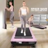 ANCHEER Walking Pad Treadmill with 9% Auto Incline, 4 in 1 Under Desk Treadmill with Remote Control, 2.5HP Walking Treadmill for Home Office, LCD Display/300LBS Weight Capacity/8 Adjustable Slopes
