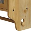 Farmhouse Medicine Cabinet with Glass Doors, Wood Wall Storage Cabinet, Rustic Bathroom Cabinet with 3-Tier Shelves and Towel Bar for Bathroom Kitchen Living Room (Light Walnut)