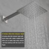 71d5NG8gMvL._AC_SL1000_.jpg Brushed Nickel Shower System Brass Bathroom Luxury Rain Mixer Shower Combo Set Wall Mounted Rainfall Shower Head System Shower Faucet Rough-in Valve Body and Trim Included