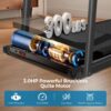 Treadmill with Handles, 2025 Upgraded Small Treadmill Home, Portable Electric Treadmills for Home 300 lbs Weight Capacity,Walking Pad Treadmill,Lightweight Folding Foldable Treadmill with LED Display