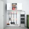 Prepac Elite 3-Door Wall Cabinet/Pantry Storage Cabinet | White, 54W x 24H x 12D | Versatile Garage Wall Cabinet by Prepac