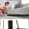 2 in 1 Portable Treadmill and Walking Pad for Home/Office, Foldable with Remote Control, APP, and LED Display