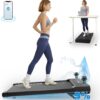 Walking Pad Treadmill with 9% 9-Level Auto Incline, 400+ lbs Capacity Under Desk Treadmills for Home, 10 Hiking Programs