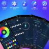 2PCS RGB Floor Lamp, Bluetooth APP and Remote Control 65" Smart Modern Standing Lamp Music Sync 16 Million DIY Colors Changing LED Floor Lamp with Heavy Base for LivingRoom Bedroom GameRoom