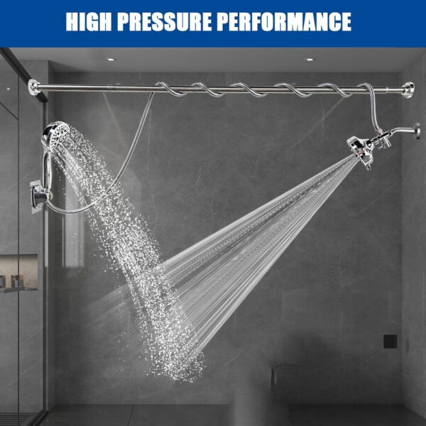 71m2RKXy5rL._AC_SL1500_.jpg Double Shower Head, Dual Shower Head for Couples, High Pressure and Adjustable Tandem Shower Head System for Two People