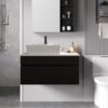 31.5 Inch Bathroom Vanity with Sink Combo, Floating Bathroom Vanity,Modern Wall Mount Bathroom Cabinet with Ceramic Integrated Sink,