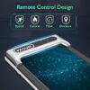 Under Desk Treadmill, Walking Pad for Home and Office, 2.5 HP Portable Walking Jogging Running Machine with Remote Control and LED Display, Sliver