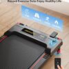 Walking Pad Treadmill, Anylife Incline Walking Pad Under Desk Treadmill 330lb Capacity, 2.5HP Portable Treadmills for Home, Compact Treadmill Small Running Pad with LED Display, Remote Control