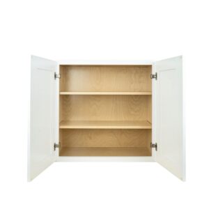 Wall Kitchen Cabinet 30 in. W x 12 in. D x 36 in. H in Shaker White Ready to Assemble
