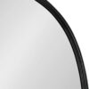Kate and Laurel Caskill Midcentury Arched Wall Mirror, 24 x 36, Black, Decorative Modern Mirror for Wall Display