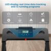 Treadmill with Handles, 2025 Upgraded Small Treadmill Home, Portable Electric Treadmills for Home 300 lbs Weight Capacity,Walking Pad Treadmill,Lightweight Folding Foldable Treadmill with LED Display