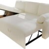 VanAcc Sleeper Sofa, Sofa Bed- 2 in 1 Pull Out Couch Bed with Storage Chaise for Living Room, Sofa Sleeper with Pull Out Bed, White Boucle Couch