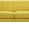 Modway Remark Mid-Century Modern Sofa With Upholstered Fabric In Sunny