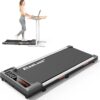 Elseluck Walking Pad, Under Desk Treadmill for Home Office, 2 in 1 Portable Walking Treadmill with Remote Control, Walking Jogging Machine in LED Display