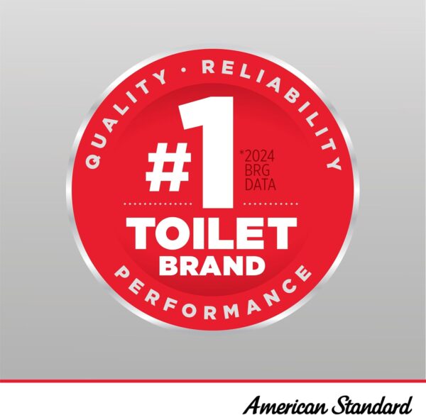 American Standard 609CA001.020 Cadet PRO Two-Piece Toilet with Slow-Close Seat and Wax Ring, Elongated Front, Standard Height, White, 1.28 gpf