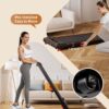 Walking Pad Treadmill, Anylife Incline Walking Pad Under Desk Treadmill 330lb Capacity, 2.5HP Portable Treadmills for Home, Compact Treadmill Small Running Pad with LED Display, Remote Control