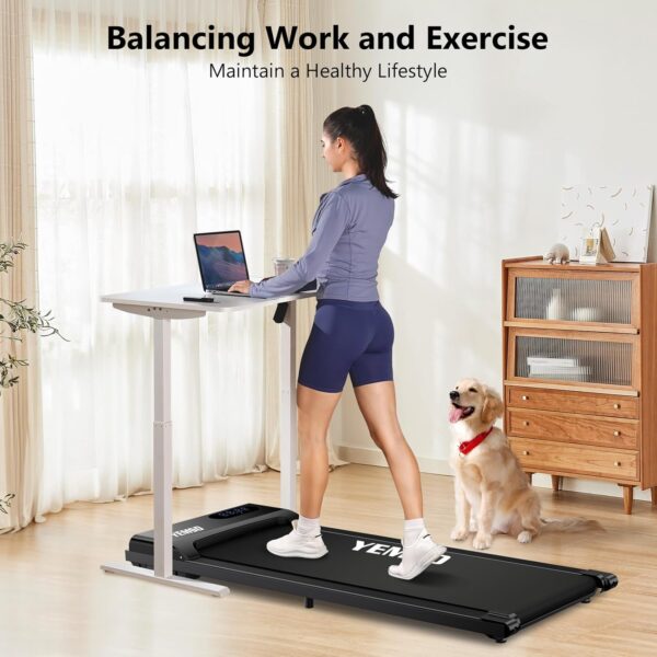 Walking Pad, Walking Pad Treadmill 330 lb Capacity，3 in 1 Portable Under Desk Treadmill for Home and Office with Remote Control, LED Display