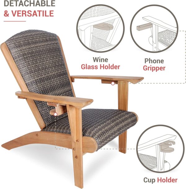 Cambridge Casual Auburn Padded Upholstered Outdoor Adirondack Chair