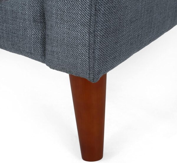 811eRl-yrYL._AC_SL1500_.jpg Christopher Knight Home Evelyn Mid Century Modern Fabric Arm Chair, Dark Gray, Walnut