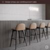 WVH Slatpanel Matte Gray Veneer – Acoustic 3D Textured Wood Panels for Walls & Ceilings | Decorative Panels for Homes, Offices & Studios | 2 x-94.49” x 12.8” | Veneer, MDF, Felt