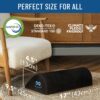 Foot Rest for Under Desk at Work - Memory Foam Office Foot Stool & Under Desk Footrest Leg Elevation Pillow for Gaming & Home Office, Supports Posture