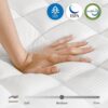 Full Mattresses,Memory Foam Hybrid 10 Inch Full Size Mattress,Black&White Pocket Spring Full Size Black&White Mattress,Medium Firm Comfort Mattress,CertiPUR-US.