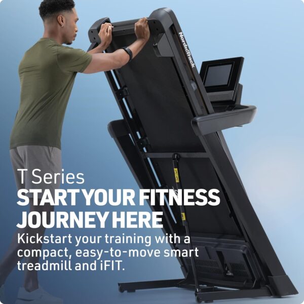 NordicTrack T Series: Perfect Treadmills for Home Use, Walking or Running Treadmill with Incline, Bluetooth Enabled, 300 lbs User Capacity