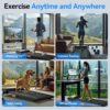 Walking Pad with Incline, 2.5HP Under Desk Treadmill, 3 in 1 Portable Treadmill with Remote Control, LED Display, Hidden Safety Switch, Mini Walking Jogging Machine for Home Office