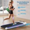 COZYINN 10% Incline Walking Pad - 2.5HP 7.6MPH 340+lb Capacity Treadmills for Home, Portable Foldable Adjustable Incline Treadmill with 41 * 16inch Wide Running Area, Mute Control, Works with KINOMAP