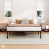 18 Inch Full Bed Frame - Sturdy Metal Platform Full Size, No Box Spring Needed, Heavy Duty, Easy Assembly, Strong Bearing Capacity, Under Bed Storage, Black