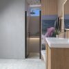 Matte Black Finish Pivot Shower Door – 24" W x 72" H Adjustable Frameless Glass Door with Magnetic Seal & Stainless Steel Handle, Easy Installation