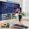 COZYINN 10% Incline Walking Pad - 2.5HP 7.6MPH 340+lb Capacity Treadmills for Home, Portable Foldable Adjustable Incline Treadmill with 41 * 16inch Wide Running Area, Mute Control, Works with KINOMAP
