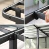 ZINUS Rumi 14in Easy SmartBase Mattress Foundation, Sturdy Metal Bed Frame, No Box Spring Needed, Eco Friendly Packaging, Queen