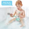 Yookidoo Baby Bath Shower Head - Elephant Water Pump with Trunk Spout Rinser - Control Water Flow from 2 Elephant Trunk Knobs for Maximum Fun in Tub or Sink for Newborn Babies