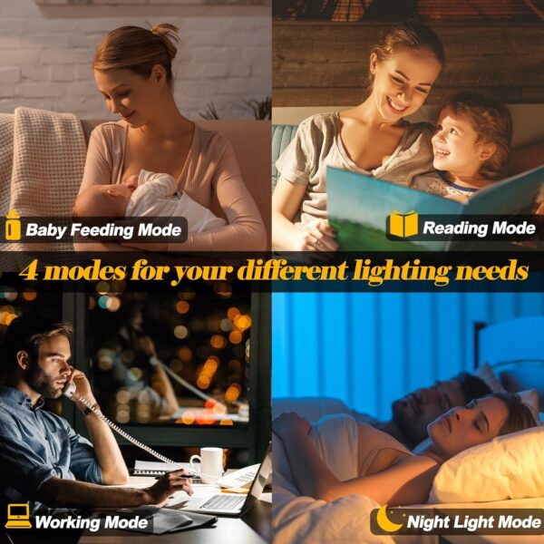 Arch Floor Lamps with Remote - Dimmable Floor Lamp 70”, Black Tall Lamp with 360° Adjustable Hanging Metal Shade, Arc Lamps Floor Standing with 9W Bulb, Over Couch Lamps for Living Room, Foot Switch
