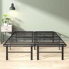 ZINUS Rumi 14in Easy SmartBase Mattress Foundation, Sturdy Metal Bed Frame, No Box Spring Needed, Eco Friendly Packaging, Queen