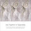 Moen Engage Magnetix Spot Resist Brushed Nickel Multi-Function Handshower and Rainfall Shower Head Trim Combo with Shower Handle, Tub Spout, Metal Hose and Valve, 82304SRN