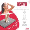 81Wlt1PC3RL._AC_SL1500_.jpg Asvin Soft Textured Bath, Shower, Tub Mat, 24x16 Inch, Phthalate Free, Non Slip Comfort Bathtub Mats with Drain, PVC Loofah Bathroom Mats for Wet Areas, Quick Drying
