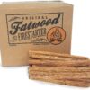Fatwood Pine Wood Fire Sticks - 10-lb Box of Indoor or Outdoor Fire Starters for Campfires, Grills, Wood Stoves, Firepits, or Fireplaces by Trademark Global