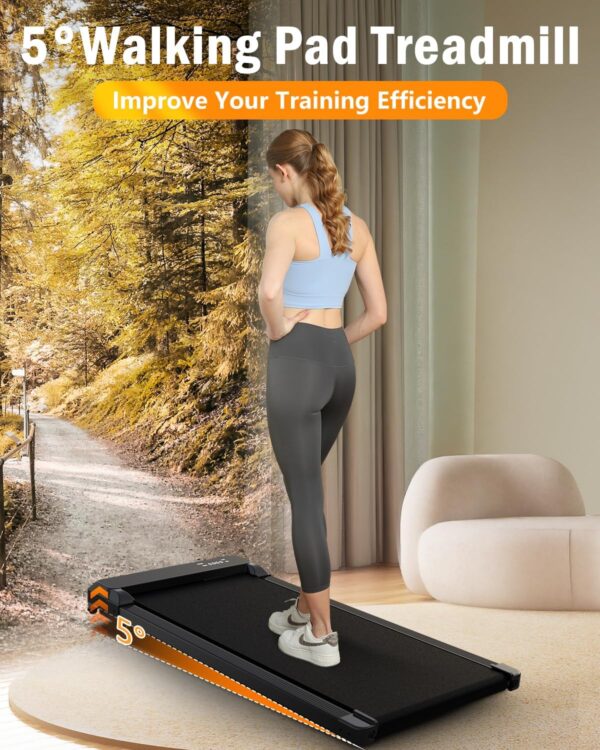 Walking Pad Treadmill with Remote Control 2.5 HP,Portable Walking pad for Home&Office