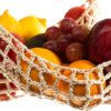 3 Pack Hanging Fruit Hammock - 3 Handwoven Cotton Veggie or Banana Hammocks + 6 PCS Hooks - Kitchen Storage That Saves Counter Space at Home, Boat, or Rv - Hang on Furniture Handles or Under Cabinet
