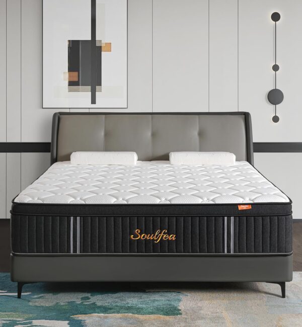 81edb6Rz6gL._AC_SL1500_.jpg Full Size Mattress,12 Inch Hybrid Full Mattress in a Box with Memory Foam & Individual Pocket Spring for Edge Support,Pressure Relief,Medium Firm,CertiPUR-US.