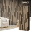 81edkQ-aW3L._AC_SL1500_.jpg 2 Pack Acoustic Wood Panels for Wall,Soundproof Wall Panels, Wood Slat Wall Panels for Interior Decoration and Noise Reduction 3D Textured Panel for Wall (Walnut,47.3 x 23.6 x 0.7inch)