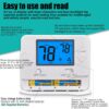 Non-Programmable Thermostats for Home 1 Heat/1 Cool Conventional Single-Stage Systems
