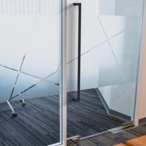 Modern Contemporary Long Stainless Steel Push Pull Door Handle for Home Entrance Glass Shower Wooden Barn & Office Store Shop Doors