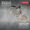 DELTA 75898SN Universal Components Shower Head, Satin Nickel