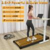 Walking Pad,2.5 HP Walking Treadmill for Home Office,265 LBS Under Desk Treadmill with Remote Control,No Assembly